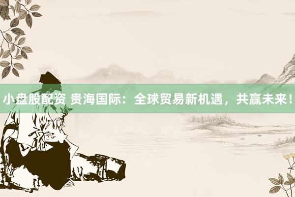 小盘股配资 贵海国际：全球贸易新机遇，共赢未来！