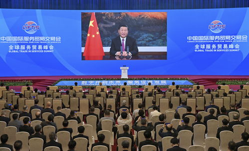 习近平在二 二一年中国国际服务贸易交易会全球服务贸易峰会上发表视频致辞